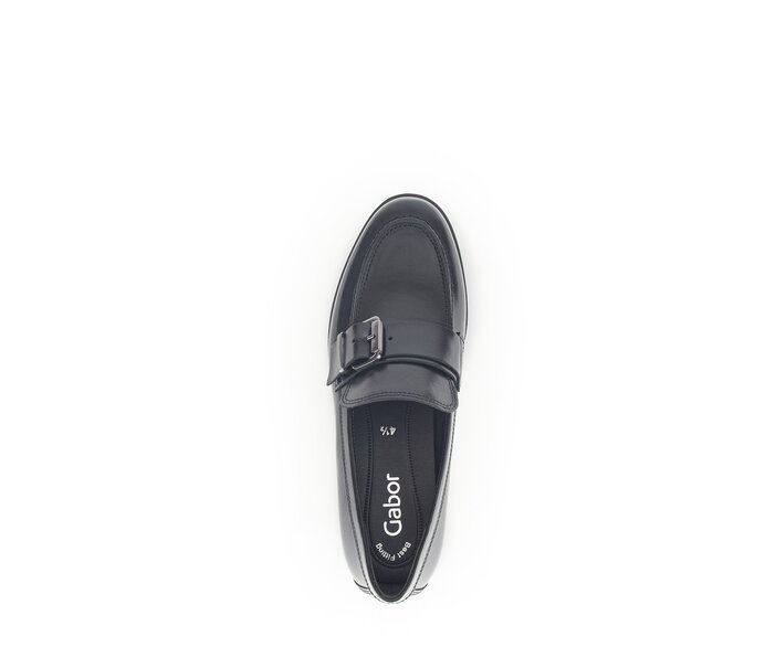 Gabor Loafer Schwarz - Glattleder