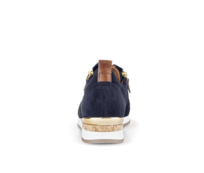 Gabor Sneaker Low Blau - Rauleder