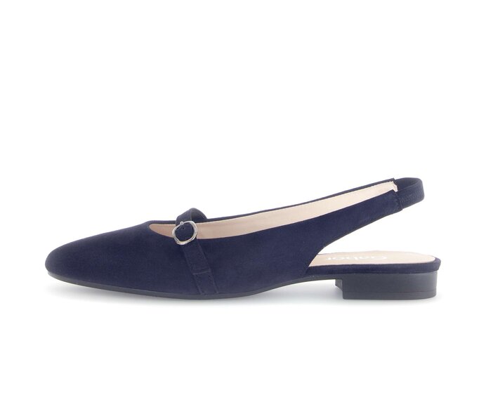 Gabor Slingpumps Blau - Rauleder