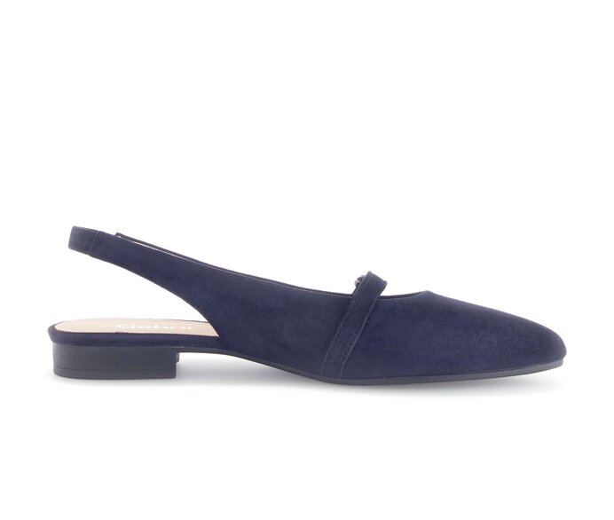 Gabor Slingpumps Blau - Rauleder