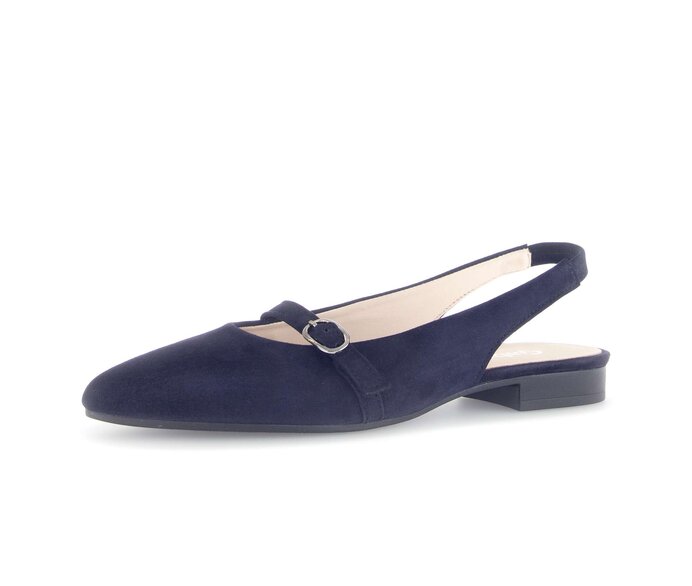Gabor Slingpumps Blau - Rauleder