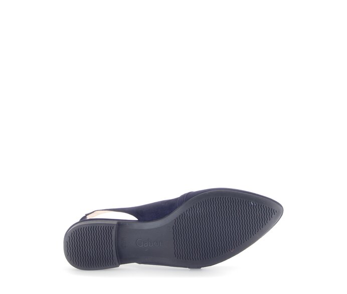 Gabor Slingpumps Blau - Rauleder