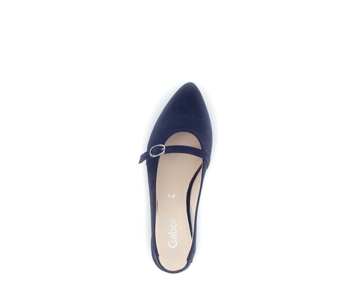 Gabor Slingpumps Blau - Rauleder