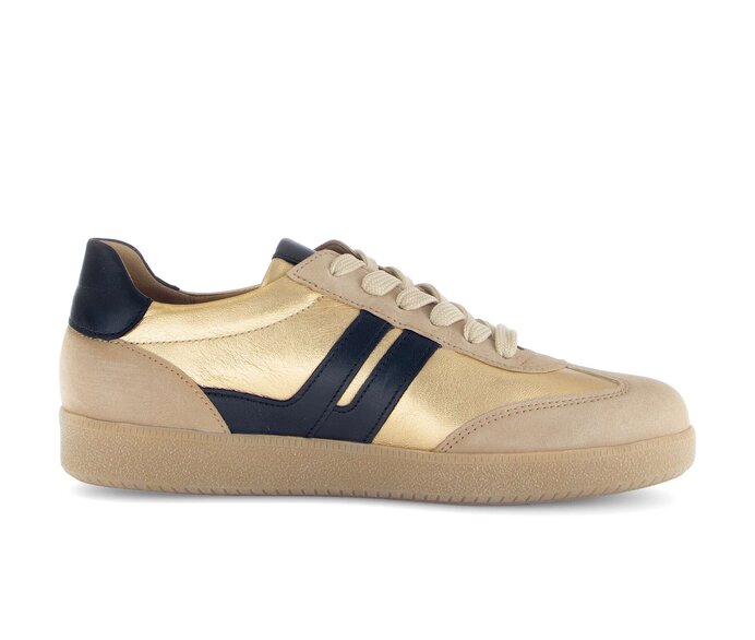 Gabor Sneaker Low Braun - Materialmix Leder