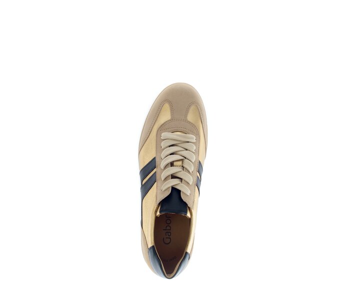 Gabor Sneaker Low Braun - Materialmix Leder