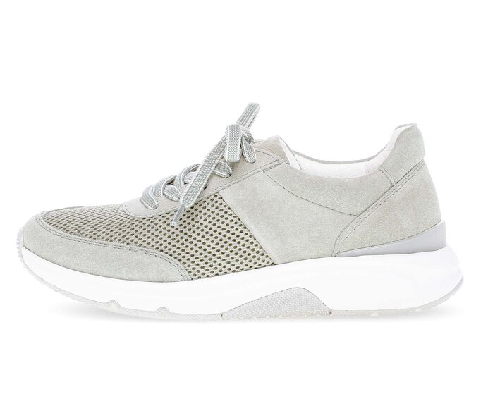 Gabor Sneaker Low Grün - Materialmix Leder/Lederimitat