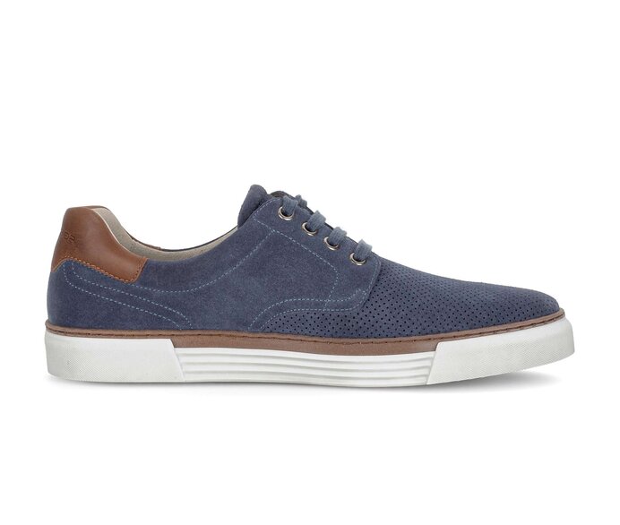 Pius Gabor Sneaker Low Blau - Materialmix Leder