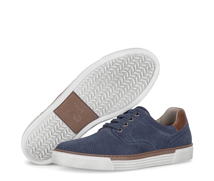 Pius Gabor Sneaker Low Blau - Materialmix Leder