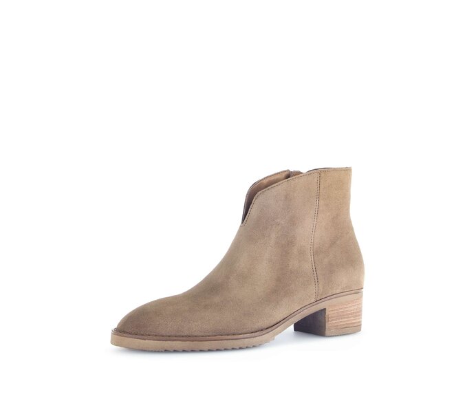 Gabor Elegante Stiefelette Braun - Rauleder