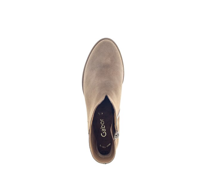 Gabor Elegante Stiefelette Braun - Rauleder