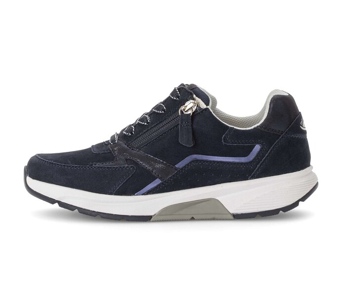 Gabor Sneaker Low Blau - Rauleder