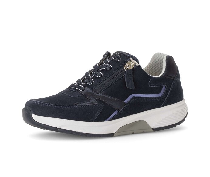 Gabor Sneaker Low Blau - Rauleder