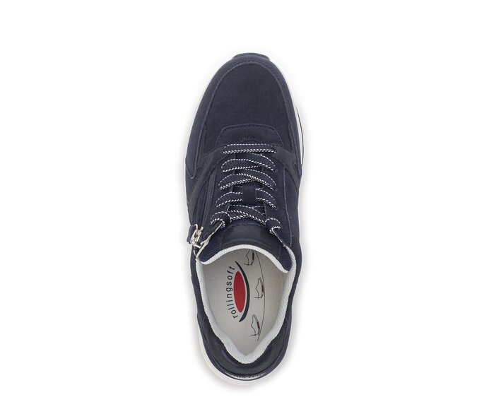 Gabor Sneaker Low Blau - Rauleder