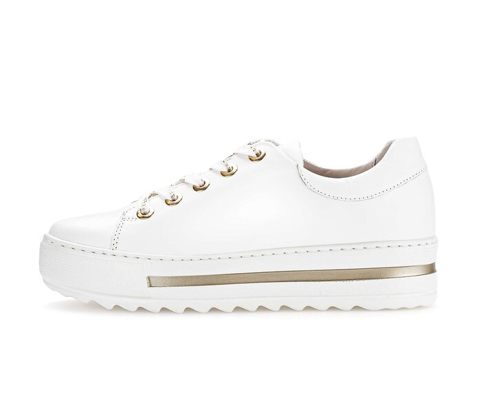 Gabor Sneaker Low Weiß - Glattleder