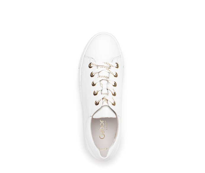 Gabor Sneaker Low Weiß - Glattleder
