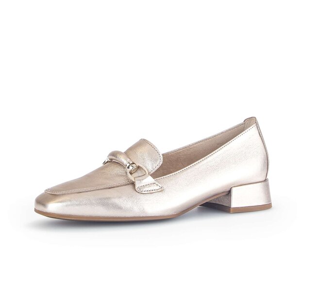 Gabor Slipper Gold - Effektleder