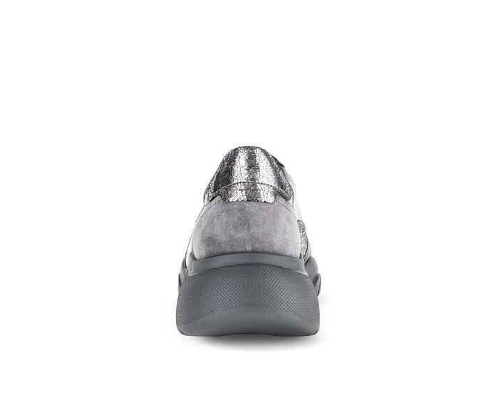 Gabor Sneaker Low Grau - Materialmix Leder/Lederimitat