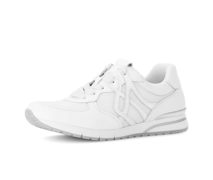 Gabor Sneaker Low Weiß - Materialmix Leder/Lederimitat