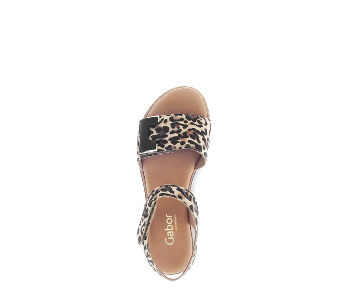 Gabor Riemchensandale Beige - Effektleder