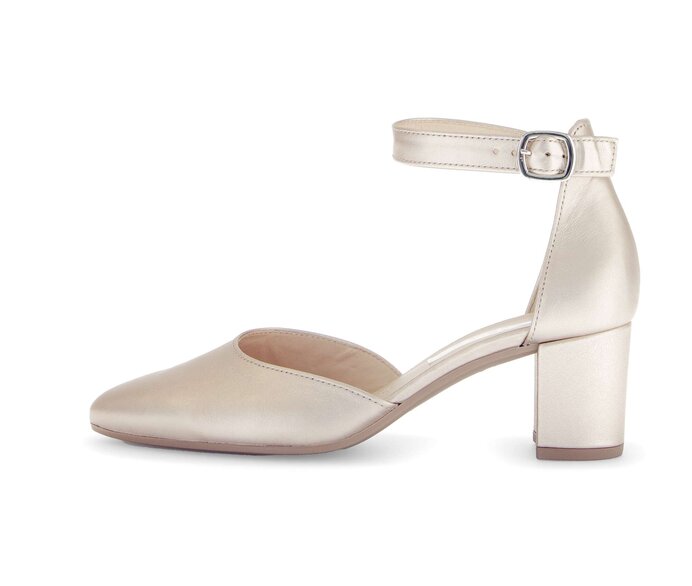Gabor Spangenpumps Gold - Effektleder