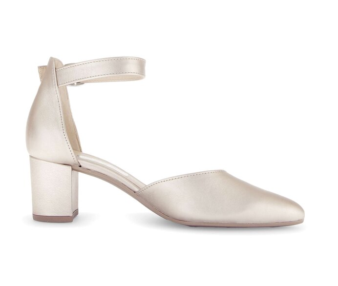 Gabor Spangenpumps Gold - Effektleder