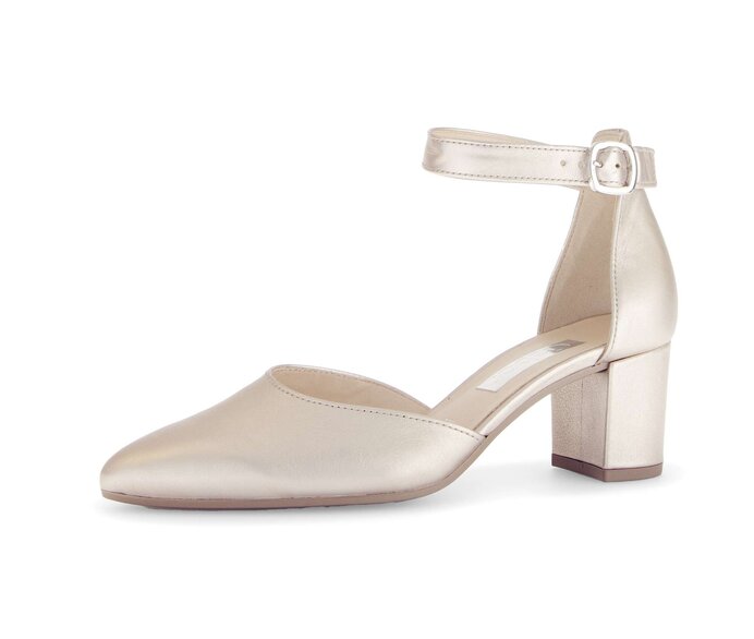 Gabor Spangenpumps Gold - Effektleder