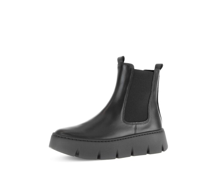 Gabor Chelsea Boot Schwarz - Glattleder