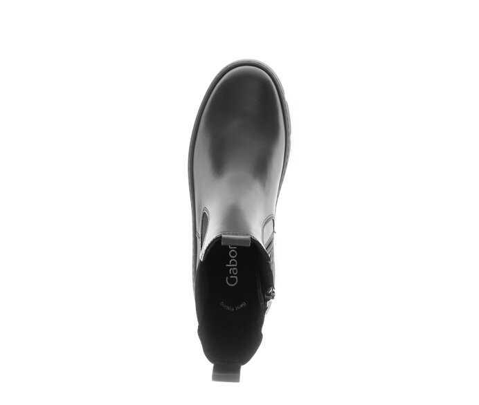 Gabor Chelsea Boot Schwarz - Glattleder