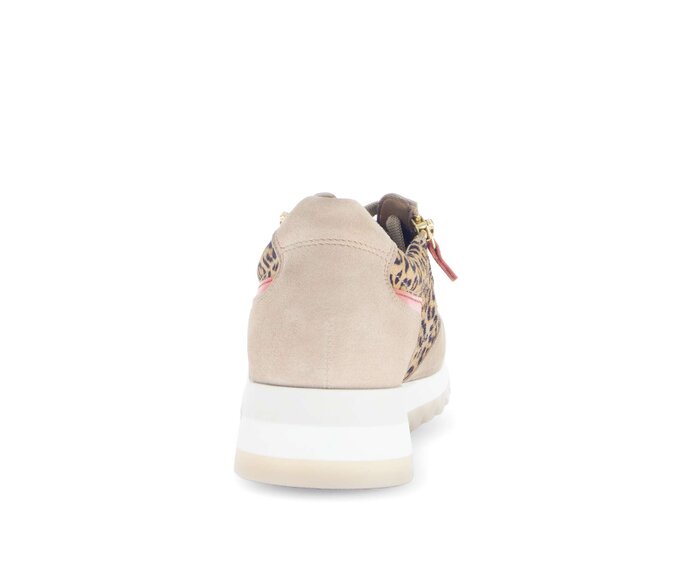 Gabor Sneaker Low Beige - Materialmix Leder
