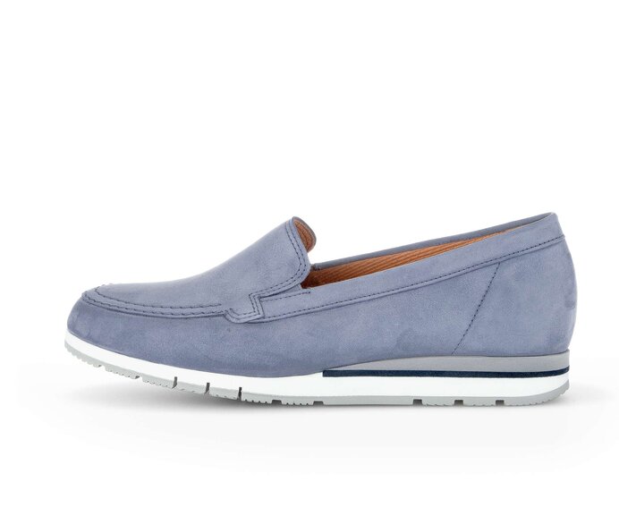 Gabor Slipper Blau - Rauleder