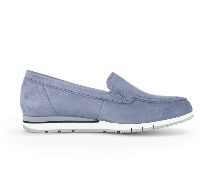 Gabor Slipper Blau - Rauleder