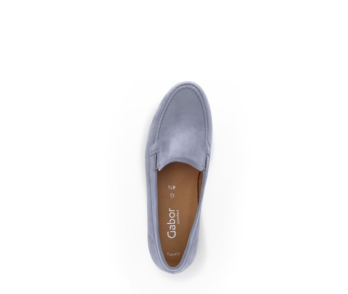 Gabor Slipper Blau - Rauleder