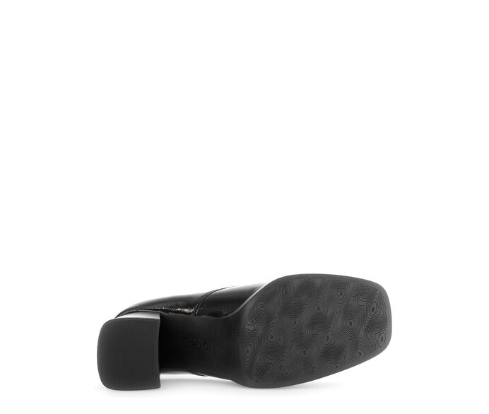 Gabor Plateau Pumps Schwarz - Lackleder