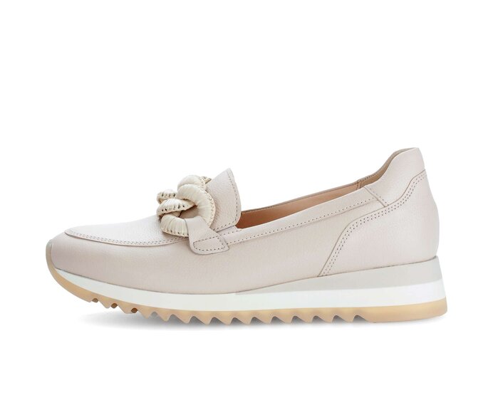 Gabor Slipper Creme - Glattleder