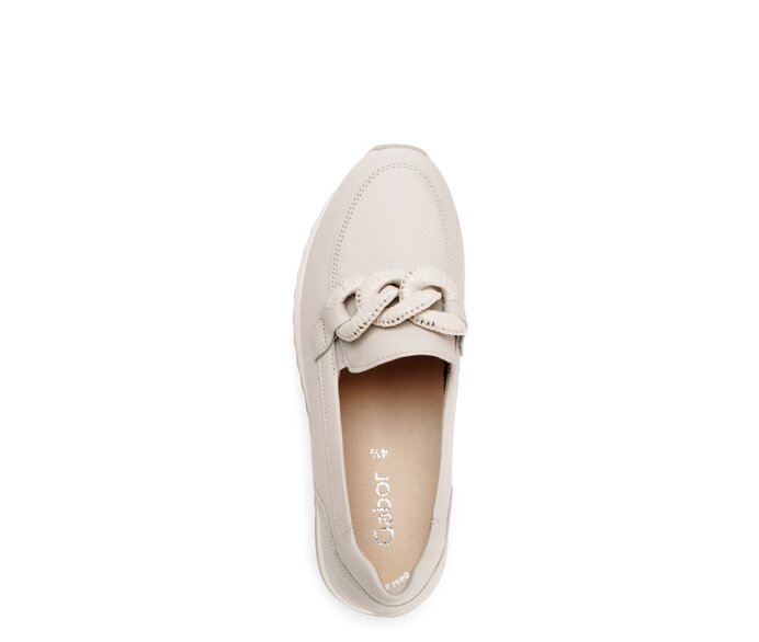 Gabor Slipper Creme - Glattleder