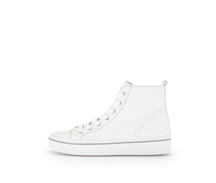 Gabor Sneaker High Weiß - Glattleder
