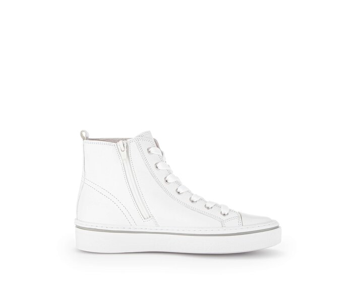 Gabor Sneaker High Weiß - Glattleder