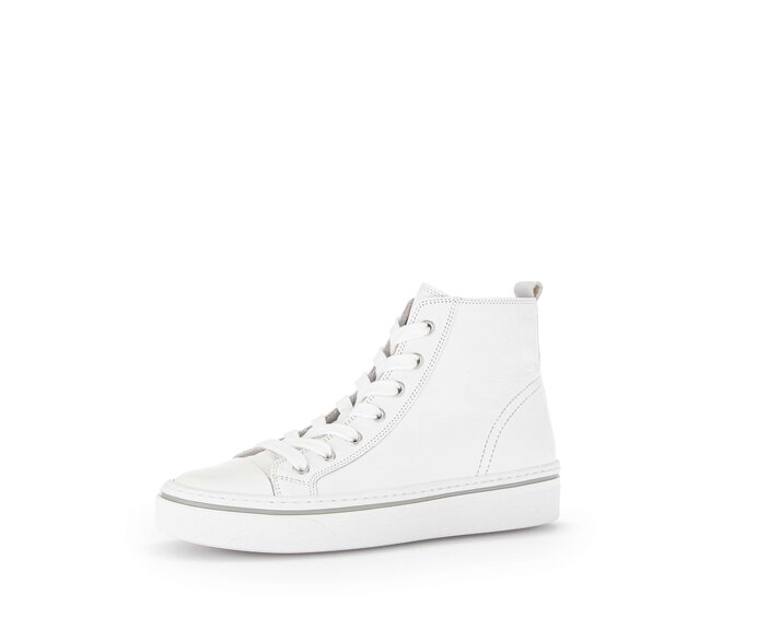Gabor Sneaker High Weiß - Glattleder