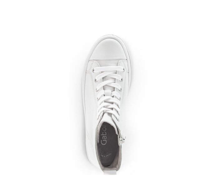 Gabor Sneaker High Weiß - Glattleder