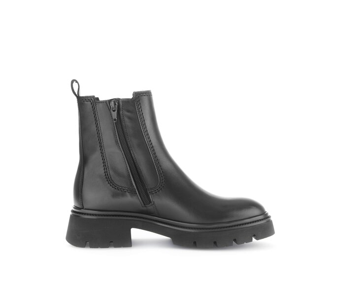 Gabor Chelsea Boot Schwarz - Glattleder