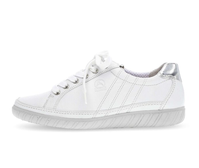Gabor Sneaker Low Weiß - Glattleder