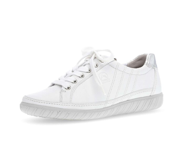Gabor Sneaker Low Weiß - Glattleder