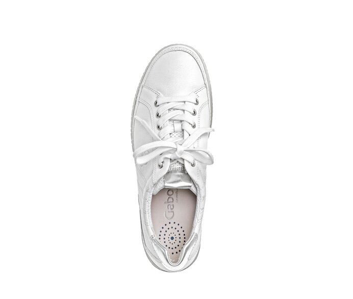 Gabor Sneaker Low Weiß - Glattleder