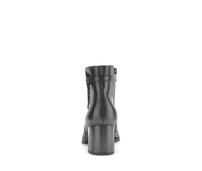 Gabor Elegante Stiefelette Schwarz - Glattleder