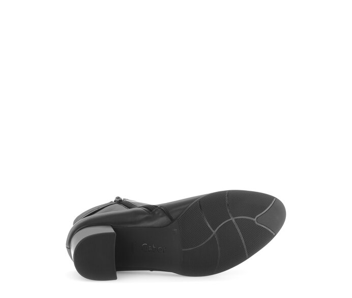 Gabor Elegante Stiefelette Schwarz - Glattleder