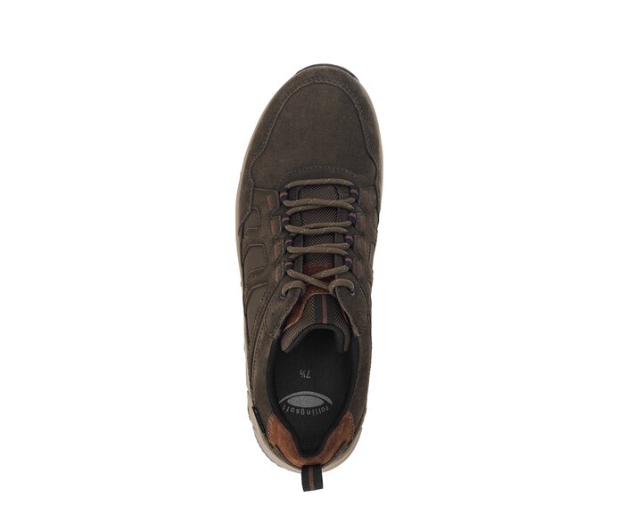 Gabor Rollingsoft Sneaker Low Grün - Materialmix Leder/Textil