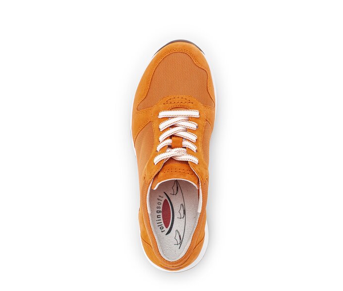 Gabor Sneaker Low Orange - Materialmix Leder/Lederimitat