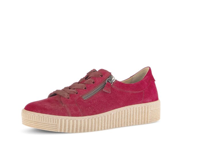 Gabor Sneaker Low Rot - Rauleder