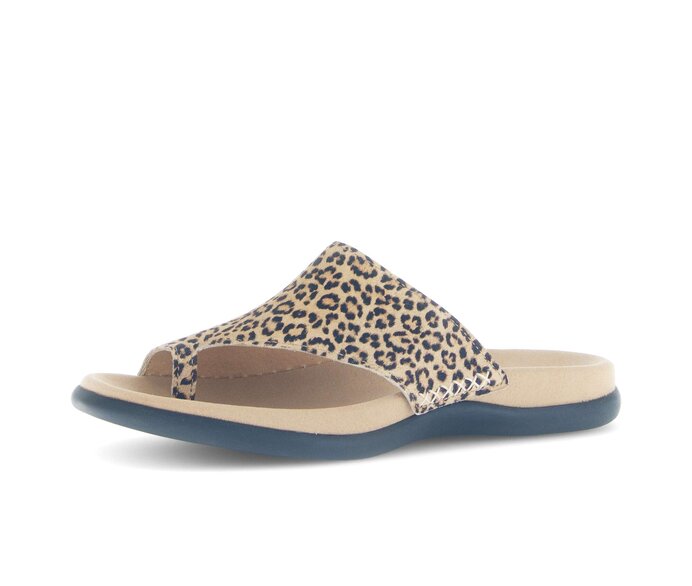 Gabor Zehentrenner Beige - Rauleder