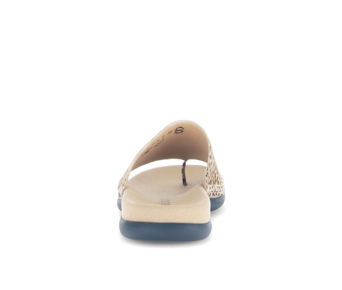 Gabor Zehentrenner Beige - Rauleder